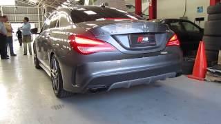 Mercedes-Benz CLA45 AMG valve control exhaust sounds with Armytrix Performance Exhaust by RAB