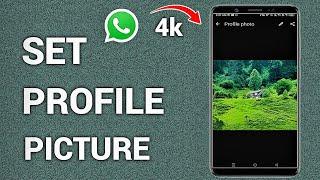 How to Set Whatsapp Profile Picture Without Losing Quality (2024) - Full Guide