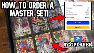 Using TCGPlayer to Order a Pokemon MASTER SET!