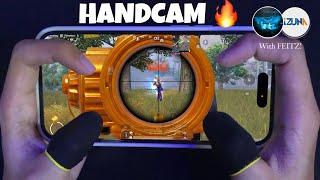 Finally FEITZ & IZUNA!! 120 fps  Best 4 Finger HANDCAM iPhone 14 Pro ️ PUBG Mobile