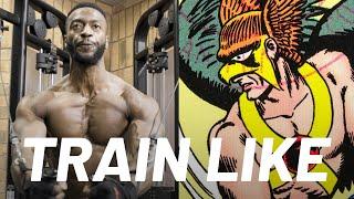 Black Adam's Aldis Hodge 'Hawkman Chest Workout' | Train Like a Celebrity | Men's Health