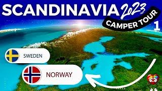 Scandinavia Camper Tour 2023: 5,5  Wochen durch Schweden & Norwegen - Ein unvergessliches Abenteuer