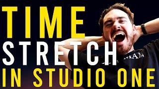 How to time stretch audio and loops in Studio One