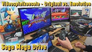 Videospielkonsole - Original vs. Windows 10 Emulation - Sega Mega Drive - Genesis - [4K]