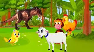 ডাইনোসর ও গর্জিলার যুদ্ধ | Bangla Cartoon | Bhuter Cartoon | Pakhir Cartoon | King kong vs Dinosaur