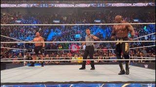Brock Lesnar vs Bobby Lashley Full Match - WWE Live Event