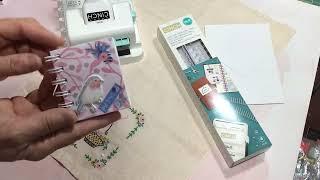 Spiral Bound Journal Project Share Using the Mini Cinch Machine  #satmornmakes