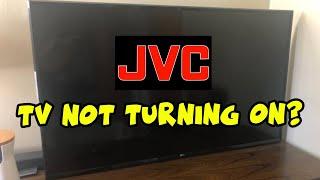 How to Fix Your JVC TV That Won't Turn On - Black Screen Problem