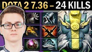 Earth Spirit Gameplay Miracle with 26 Kills and Blademail - Dota 2 7.36