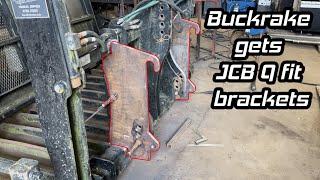 Strimech Buckrake gets a set of JCB Q fit brackets