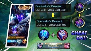 THANK YOU MOONTON FOR THIS NEW ZHASK CHEAT ULTIMATE BUILD!! ZHASK TOP GLOBAL BEST BUILD EMBLEM SPELL