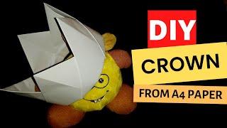 DIY : How to Make Crown from A4 Paper #diy #diyideas #a4paper