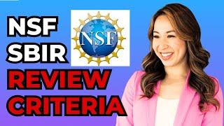 NSF SBIR Grants A Behind The Scenes Look at NSF Reviewer Ratings