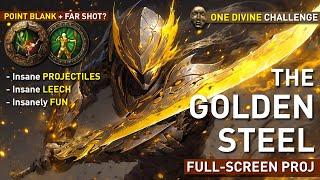 【1 Div Exile | Ep.7】The Golden Steel destroys everything with...LAGGG! Full-Screen Proj Deadeye 3.22