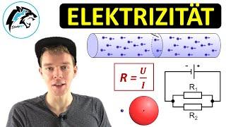 Elektrizitätslehre – Zusammenfassung | (Strom & Spannung, Ohmsches Gesetz, Leistung, Schaltungen)