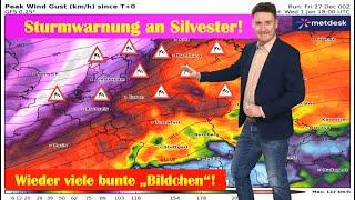 Sturmwarnung an Silvester: Wetterwende zum Jahreswechsel! Sturm- und Orkanböen möglich, auch Schnee?