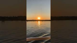 Magical Sunset on the Nile: A Serene Cruise Experience in Egypt #shorts