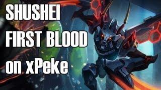 Shushei killing xPeke for first blood