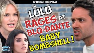 General Hospital: Lulu Rages at BLQ – Dante Baby Bombshell Infuriates! #gh