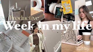 A Week in my Life as a University Student  | writing, book journaling and a reading vlog