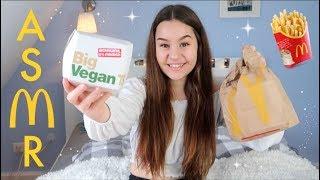 [ASMR] McDonalds BIG VEGAN TS Taste Test  | ASMR Marlife