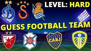 GUESS FOOTBALL CLUB BY THE LOGO | Level HARD | Pro Football Quiz 11