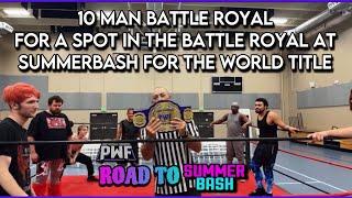 PWF Road To SummerBash - 10 Man Battle Royal Match