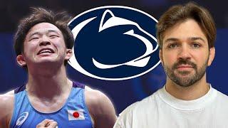 Ono Masanosuke Joins Penn State Wrestling | Reaction