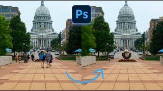 Remove a Crowd Of People - Photoshop Tutorial #shorts