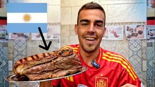 Español Prueba COMIDA ARGENTINA por Primera Vez: ¡Increíble Sabor!