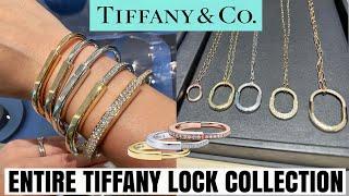 I Try On ALL the Tiffany LOCK Collection | Bracelets, Necklaces, Earrings, Rings