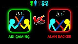 SUPREME DUELIST STICKMAN  ADI GAMING VS ALAN BECKER #stickman #gaming #animation #fun @alanbecke