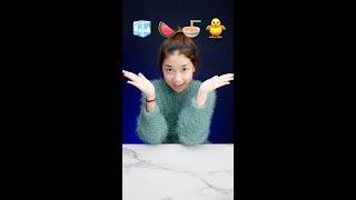 틱톡 이모티콘 먹방!  TIKTOK Emoticon MUKBANG  #Shorts