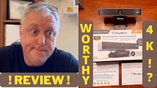 Aluratek 4K WebCam Performance Review of Video / Sound quality!