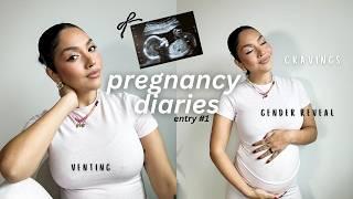 PREGNANCY DIARIES  entry #1 Gender reveal, Ultra sounds, Body molds & cravings!