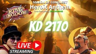 LIVE KVK HA - CARI KILL POINT MGE MUMPUNG RAME DI PASS 4 | RISE OF KINGDOMS INDONESIA KINGDOM 2170