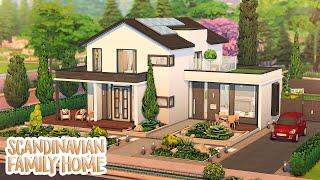 BIG SCANDINAVIAN FAMILY HOME FOR 5  | The Sims 4 Speed Build