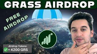 How To Earn GRASS **Free** Airdrop on SOLANA - Crypto Airdrop Strategy