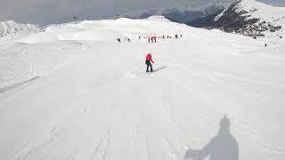 Piste Sources Red and Belle Plagne  La Plagne/Paradiseski Bellecote area