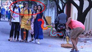 THE SNAKE MAN A FUNNY PRANK | TELUGU PRANKS | DREAMBOY JAYSURYA