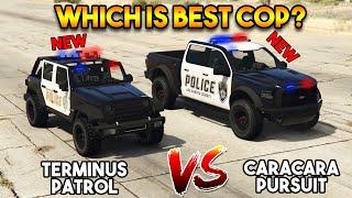 GTA Online - NEW TERMINUS PATROL VS NEW CARACARA PURSUIT (WHICH IS BEST COP CAR)