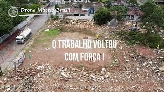 Drone Maceió BRASIL filma MAIS UMA ÁREA DEMOLIDA!!!