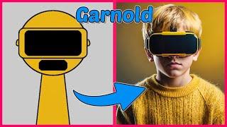 INCREDIBOX SPRUNKI Characters as HUMANS  & Favorite Things | GARNOLDSIMONPINKI