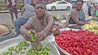 SHOPPING IN CHEAPEST FOOD MARKET IN GHANA ACCRA