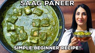 SAAG PANEER for Beginners - EASY and DELICIOUS!