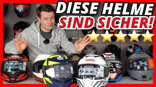 These MOTORCYCLE HELMETS are SAFE! ⭐️⭐️⭐️⭐️⭐️ Full-face & flip-up helmets with 4 & 5 stars in the...