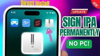 NEW! Install IPA Files on iPhone/iPad Permanently NO COMPUTER!
