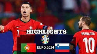 Portugal vs Slovenia | Euro Cup 2024 | Full Match Highlights