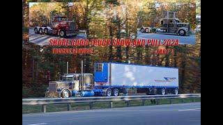 Shore Good Truck Show and Pull 2024 Trucks Leaving Part 1