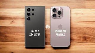 SAMSUNG Galaxy S24 Ultra  vs  iPhone 16 Pro Max Full Comparison